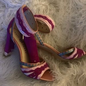 Katy Perry Suede Kai Heels Size 7 1/2